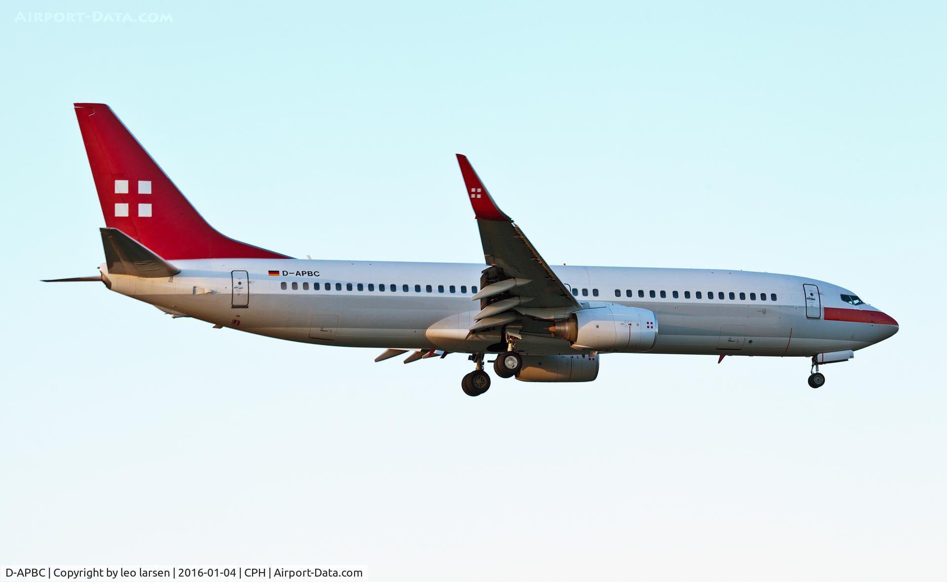 D-APBC, 2004 Boeing 737-8BK C/N 33016, Copenhagen 4.1.16 flying for SAS
as SK 902 from New York