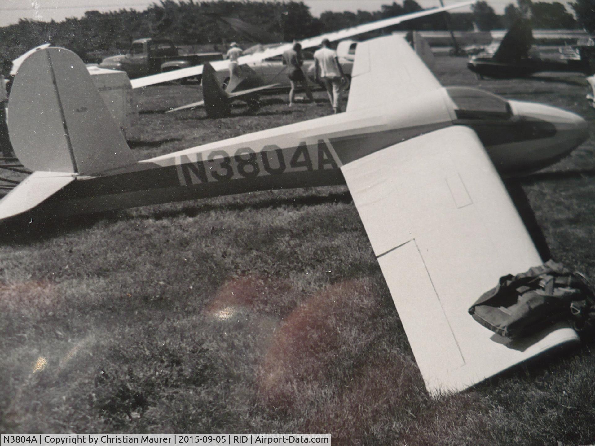 N3804A, 1956 Schweizer SGS 1-26B C/N 52, SGS 1-26B #52 Redwings Soaring