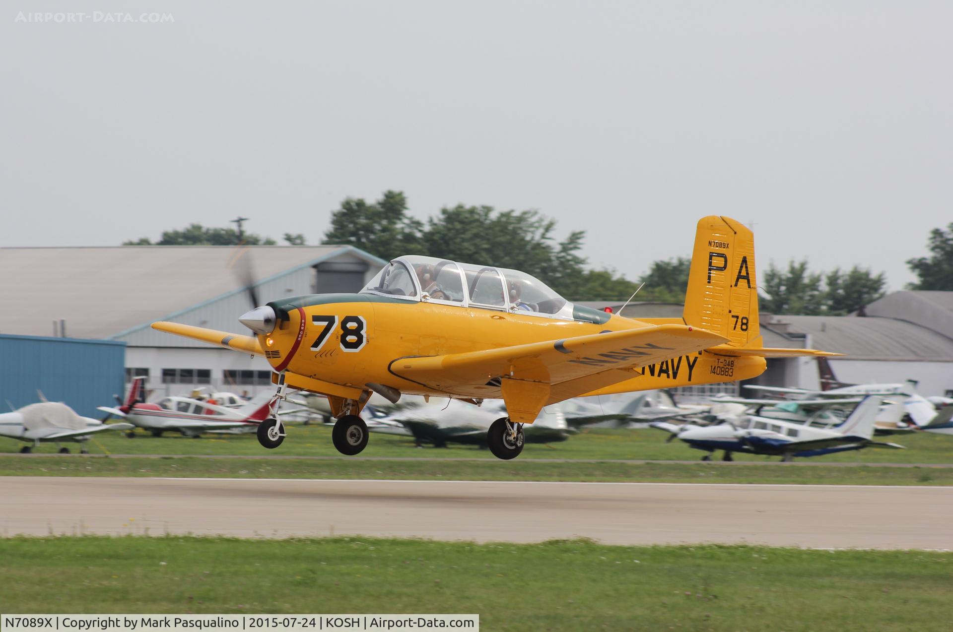 N7089X, Beech T-34B Mentor C/N 140883, Beech T-34B