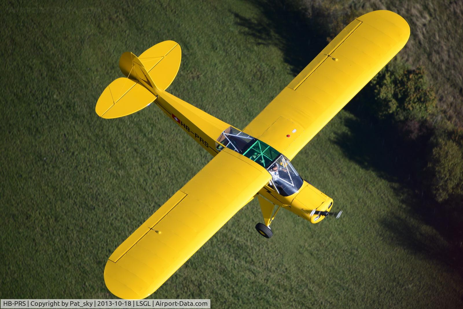 HB-PRS, 1951 Piper L-18C Super Cub (PA-18-95) C/N 18-1010, North of Lausanne