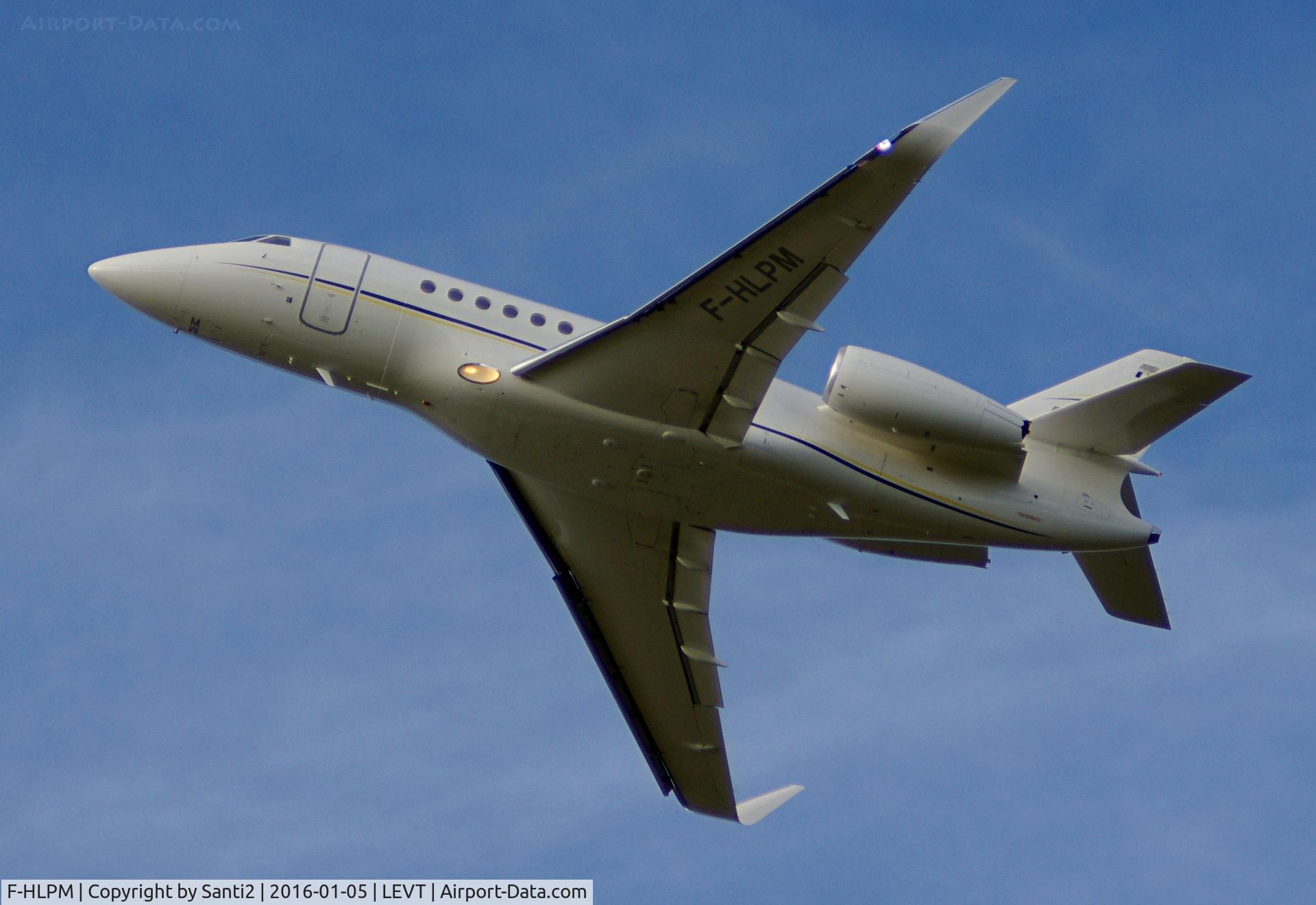 F-HLPM, 2014 Dassault Falcon 2000EX C/N 282, Taking off, RWY22.
