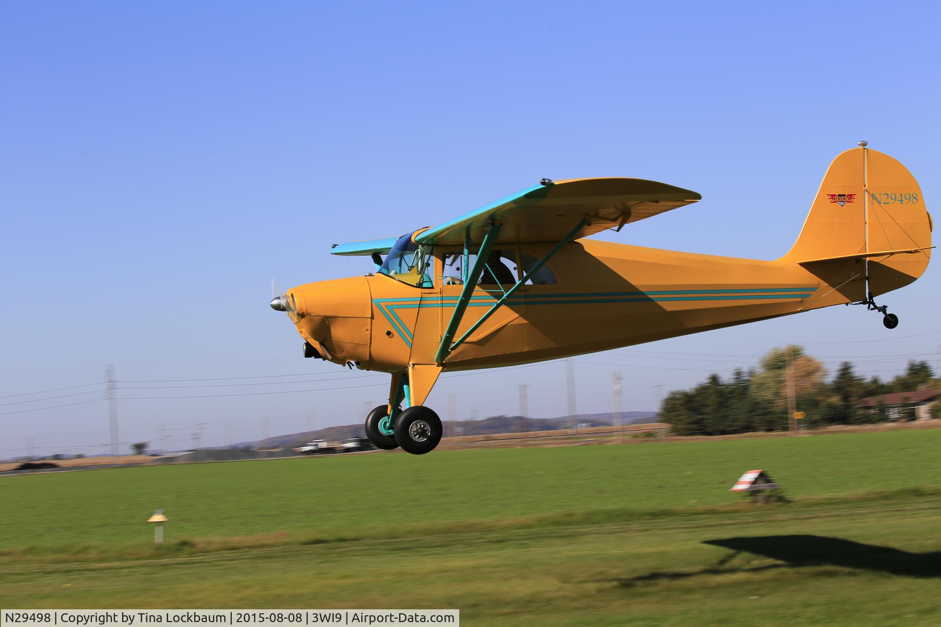 N29498, 1940 Aeronca 65-LB C/N L10390, Restored and Owned by  Jim & Tina Lockbaum