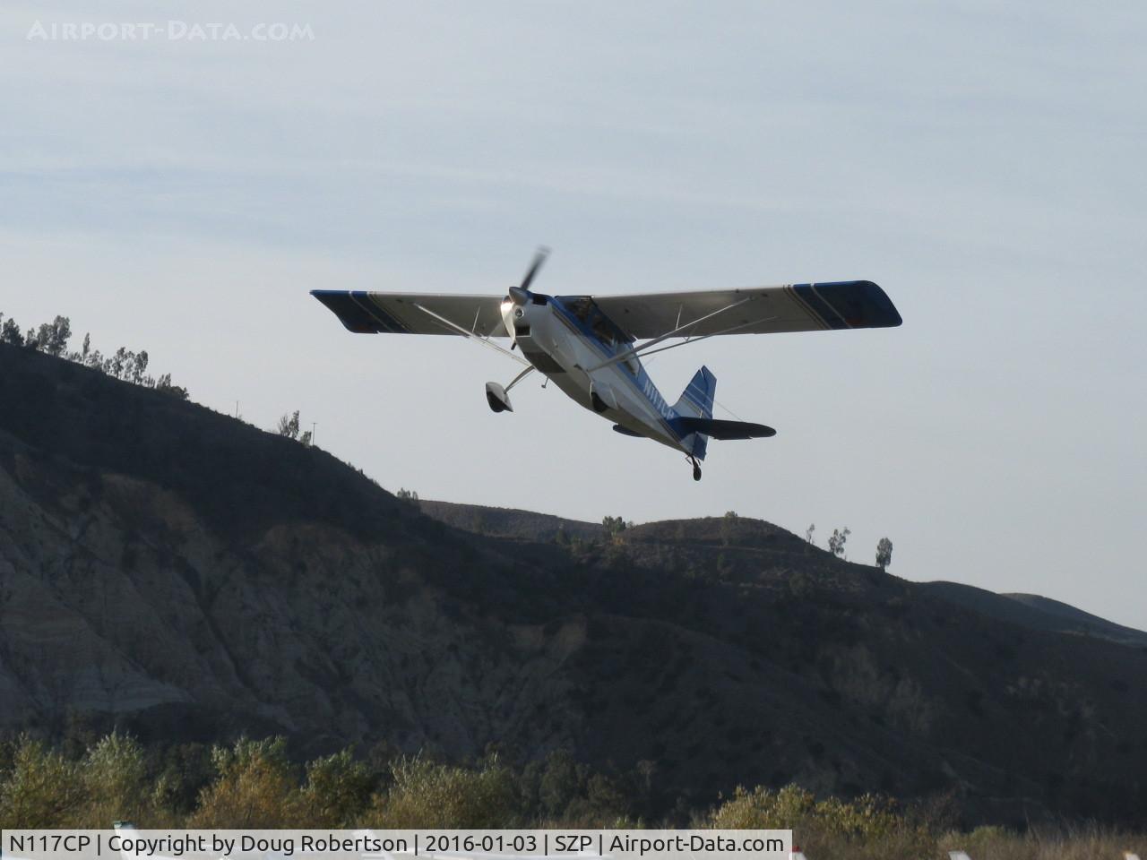 N117CP, American Champion 7GCBC Citabria C/N 1275-99, 1999 American Champion 7GCBC CITABRIA, Lycoming O-320 150 Hp, takeoff climb Rwy 04