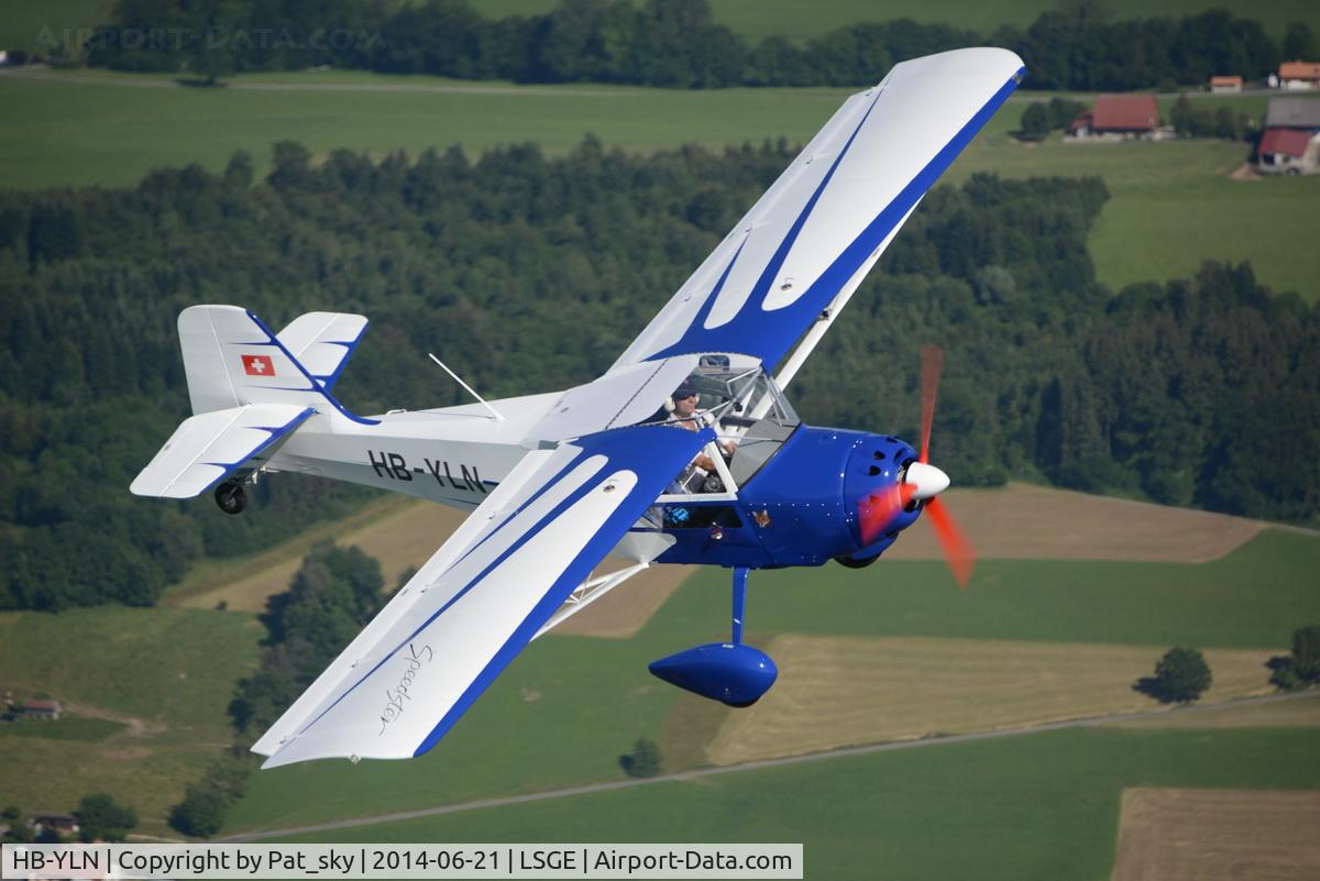 HB-YLN, 2011 Kitfox Aircraft Model 4 C/N MSN1587, In flight over Switzerland
