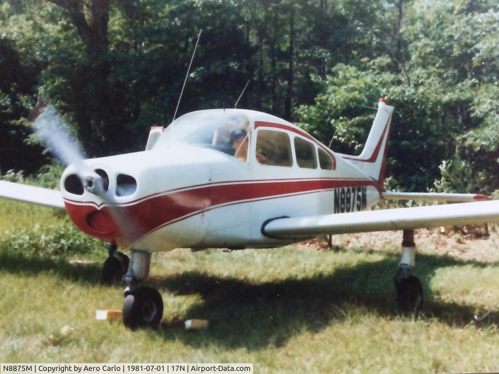 N8875M, 1964 Beech A23 C/N M-619, This was my first plane, Recovered abandoned in South Jersey at Albion (CROSS KEYS NJ) 17N ,Airport, afterwards went extensive restoration.