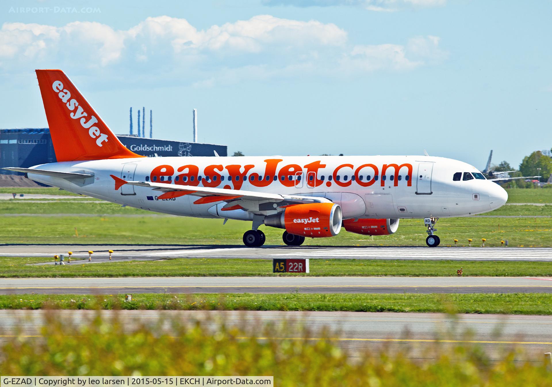 G-EZAD, 2006 Airbus A319-111 C/N 2702, Copenhagen 15.5.15