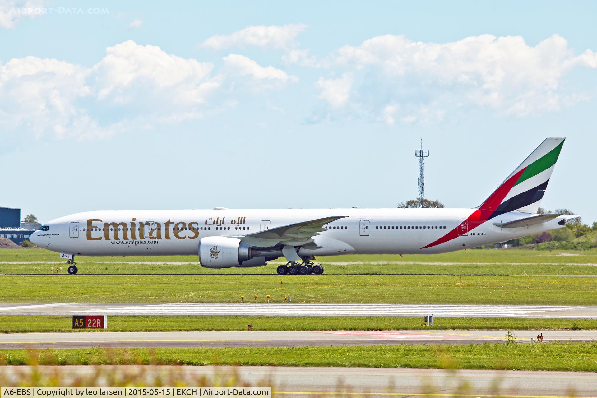 A6-EBS, 2006 Boeing 777-31H/ER C/N 32715, Copenhagen 15.5.15