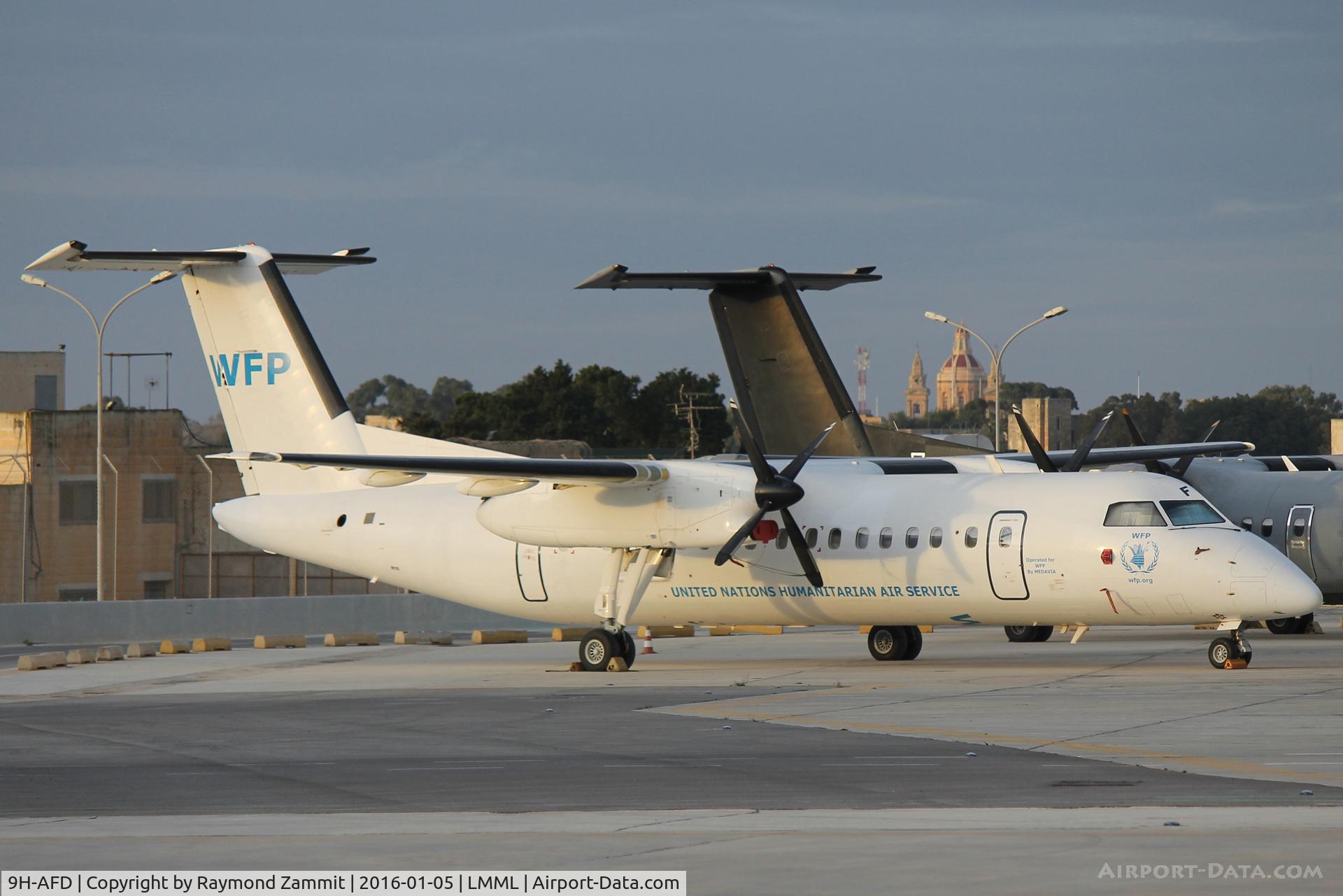 9H-AFD, 1997 De Havilland Canada DHC-8-311 Dash 8 C/N 458, DHC-8 9H-AFD United Nations