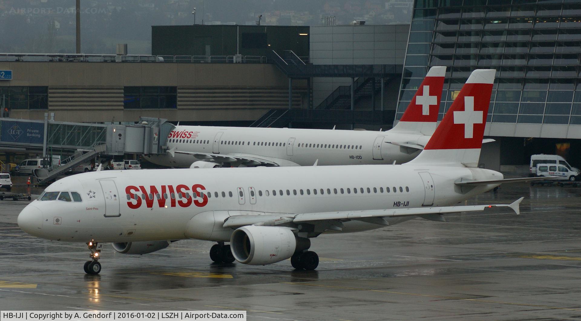 HB-IJI, 1996 Airbus A320-214 C/N 0577, Swiss, seen here at Zürich-Kloten(LSZH)