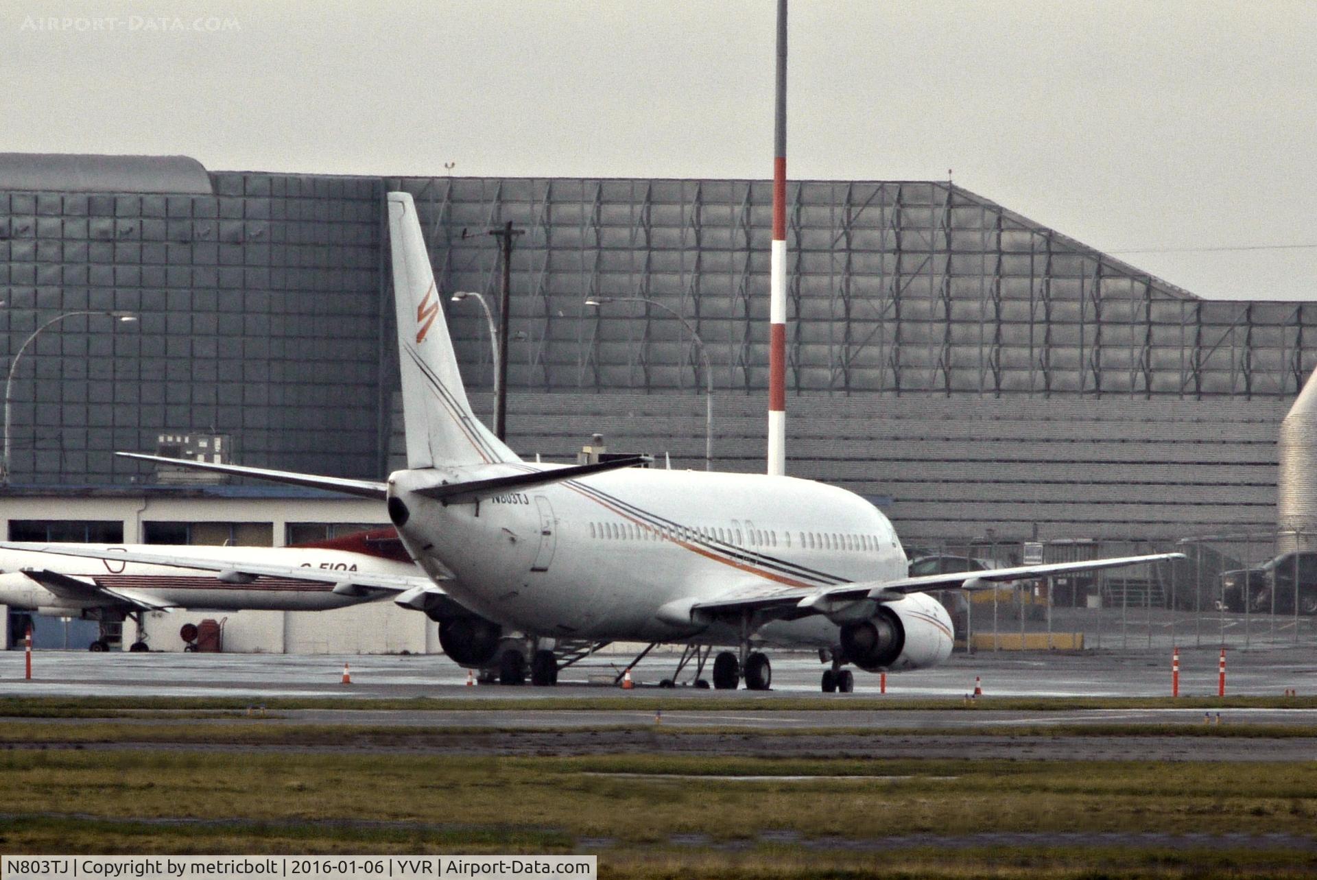 N803TJ, 1993 Boeing 737-45D C/N 27156/2492, Seen at YVR