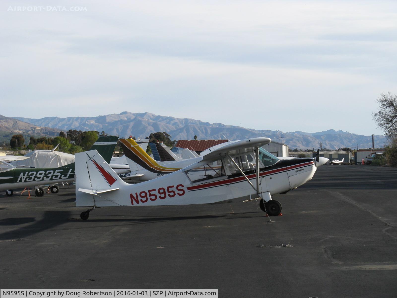 N9595S, 1965 Champion 7ECA Citabria C/N 376, 1965 Champion 7ECA CITABRIA, Continental O-200 100 Hp