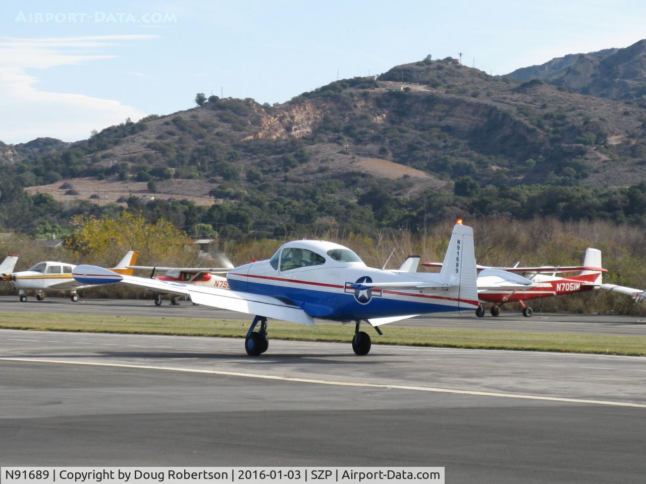 N91689, 1946 North American Navion (NA-145) C/N NAV-4-431, 1946 North American NAVION, Continental E225 Upgrade, landing roll Rwy 04. Young Eagles Flight