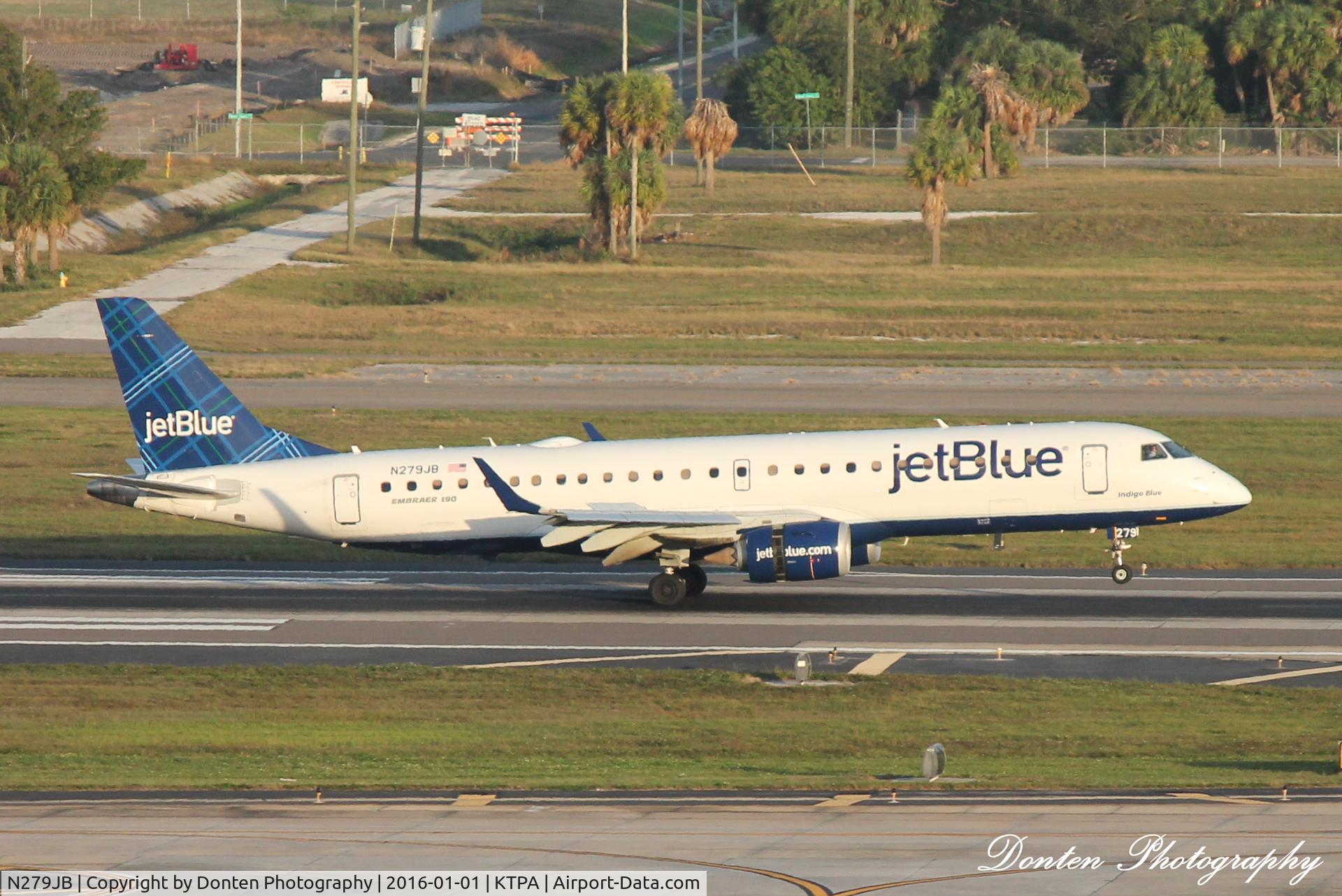 N279JB, 2007 Embraer 190AR (ERJ-190-100IGW) C/N 19000090, JetBlue Flight 1447 (N279JB) 
