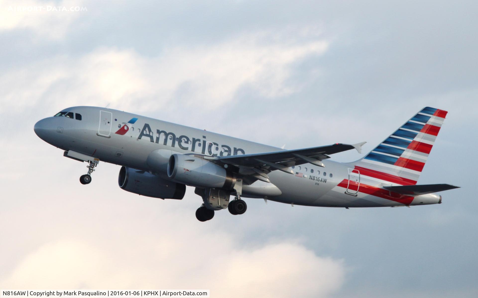 N816AW, 2000 Airbus A319-132 C/N 1350, Airbus A319