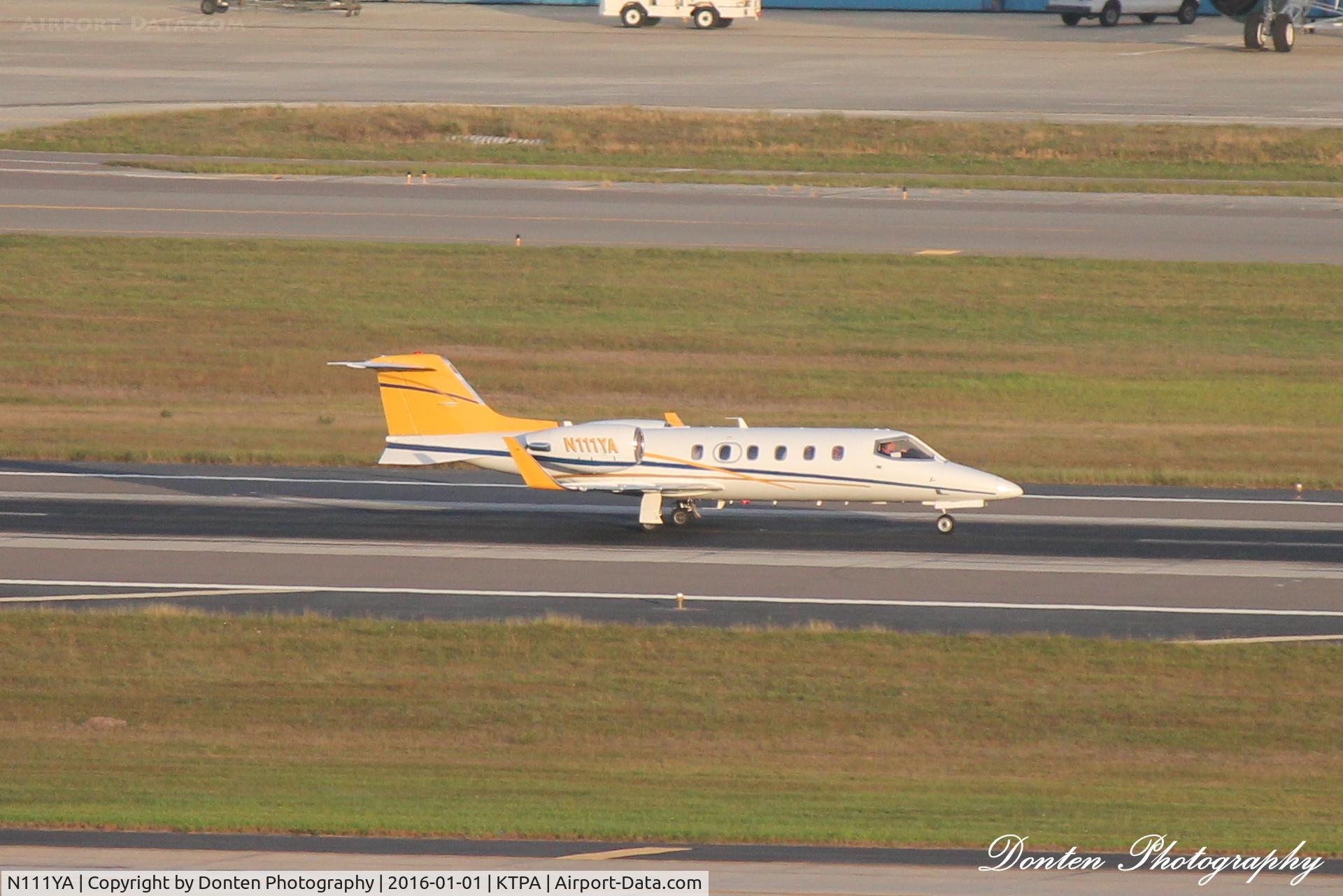 N111YA, 1991 Learjet 31 C/N 031, Learjet 31 (N111YA) departs Tampa International Airport enroute to Green-Warren County Regional Airport