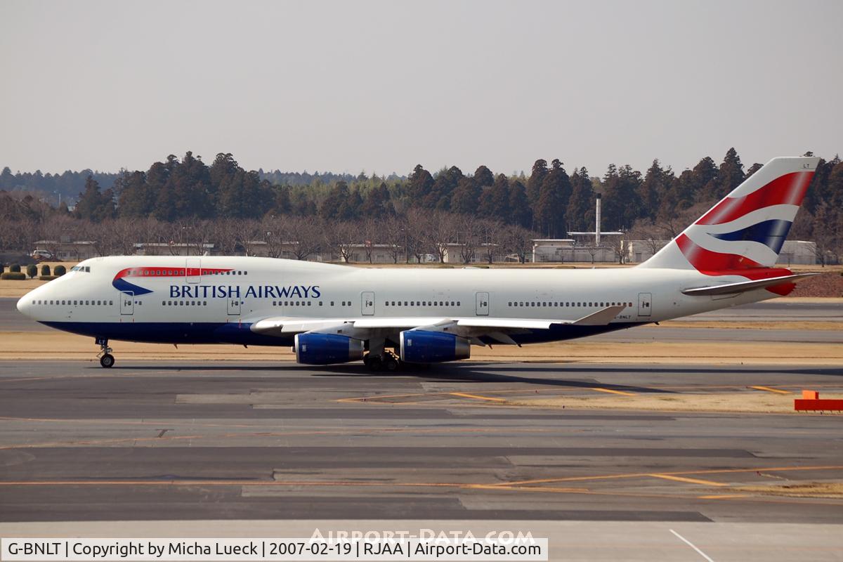 G-BNLT, 1991 Boeing 747-436 C/N 24630, At Narita