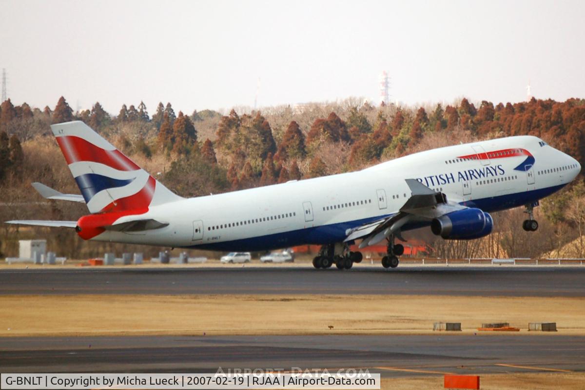 G-BNLT, 1991 Boeing 747-436 C/N 24630, At Narita