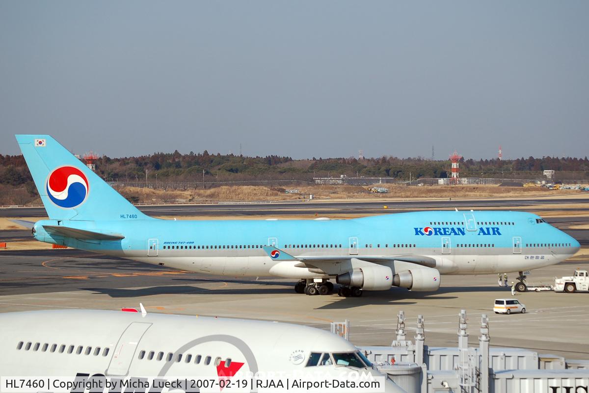 HL7460, 1997 Boeing 747-4B5 C/N 26404, At Narita