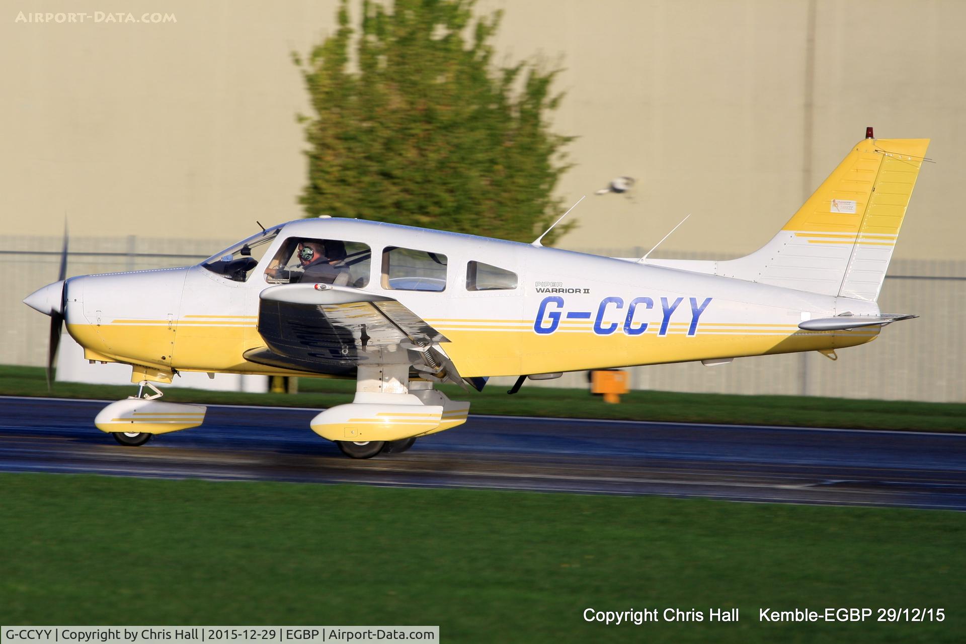G-CCYY, 1989 Piper PA-28-161 Cherokee Warrior II C/N 2816094, at kemble