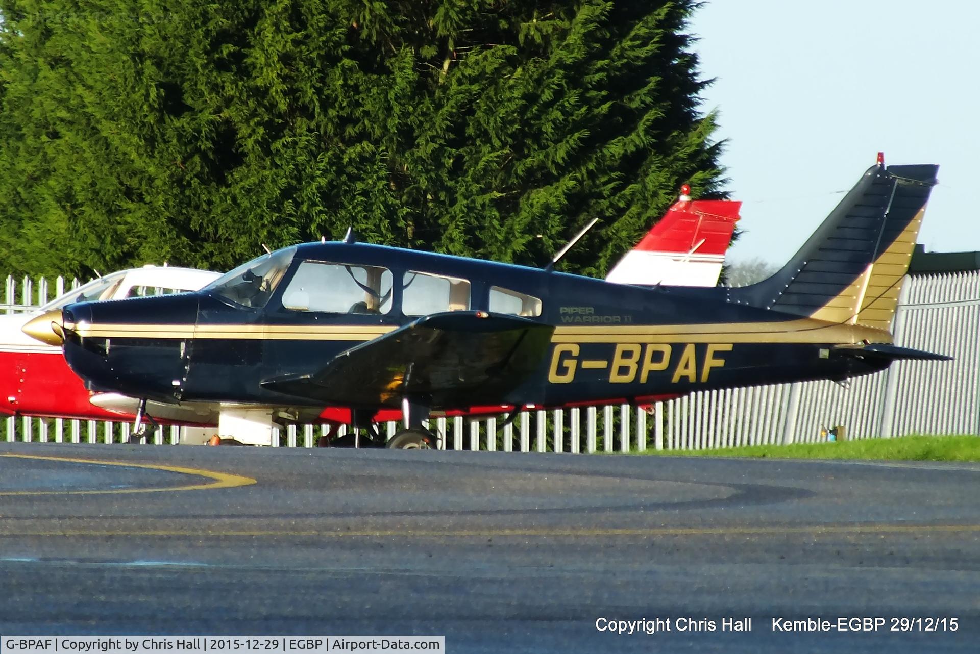 G-BPAF, 1977 Piper PA-28-161 Cherokee Warrior II C/N 28-7716142, at Kemble