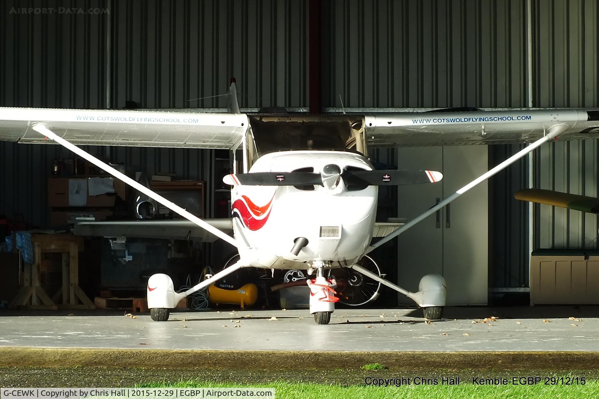 G-CEWK, 1999 Cessna 172S Skyhawk SP C/N 172S8294, at Kemble