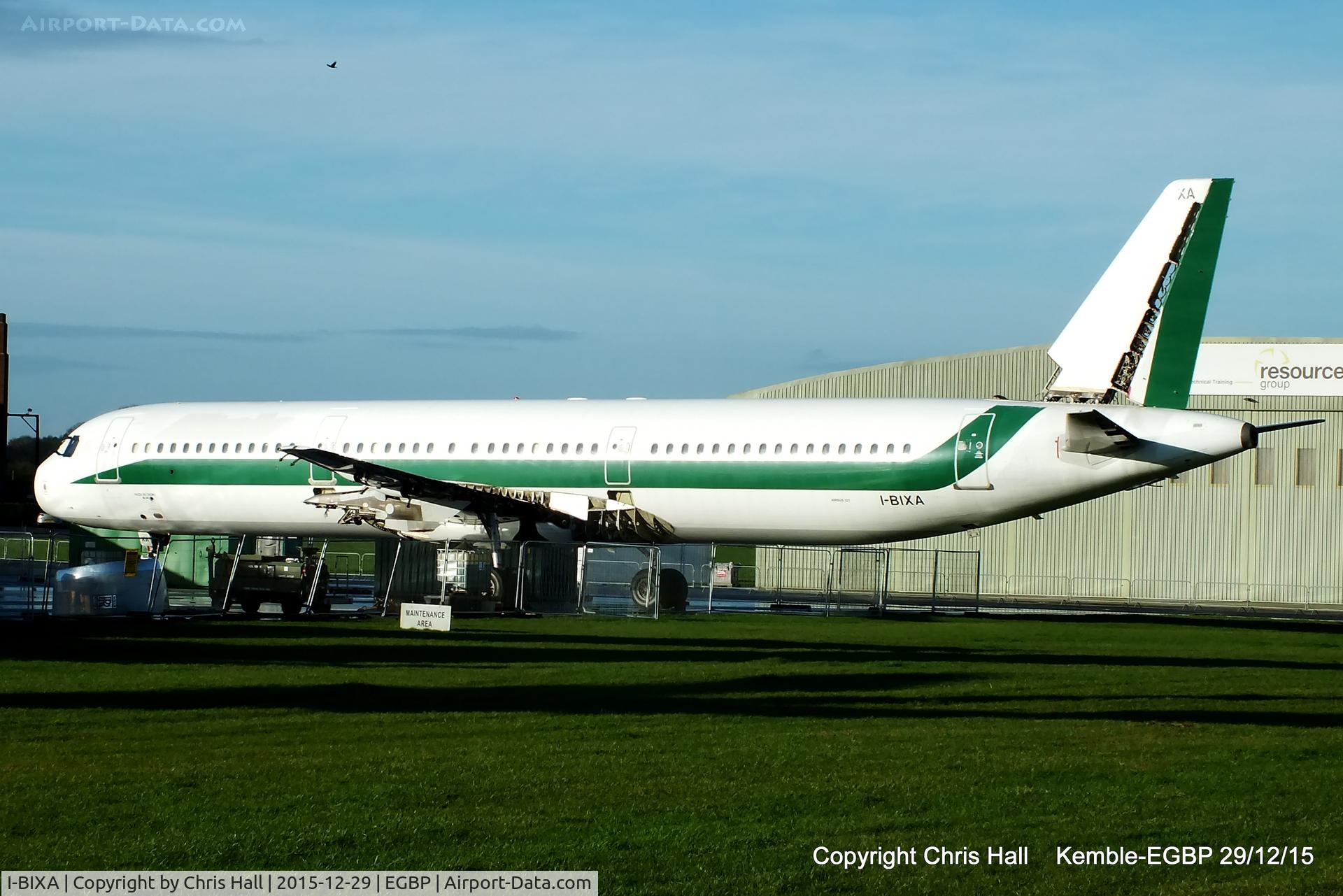 I-BIXA, 1994 Airbus A321-112 C/N 477, stored at Kemble