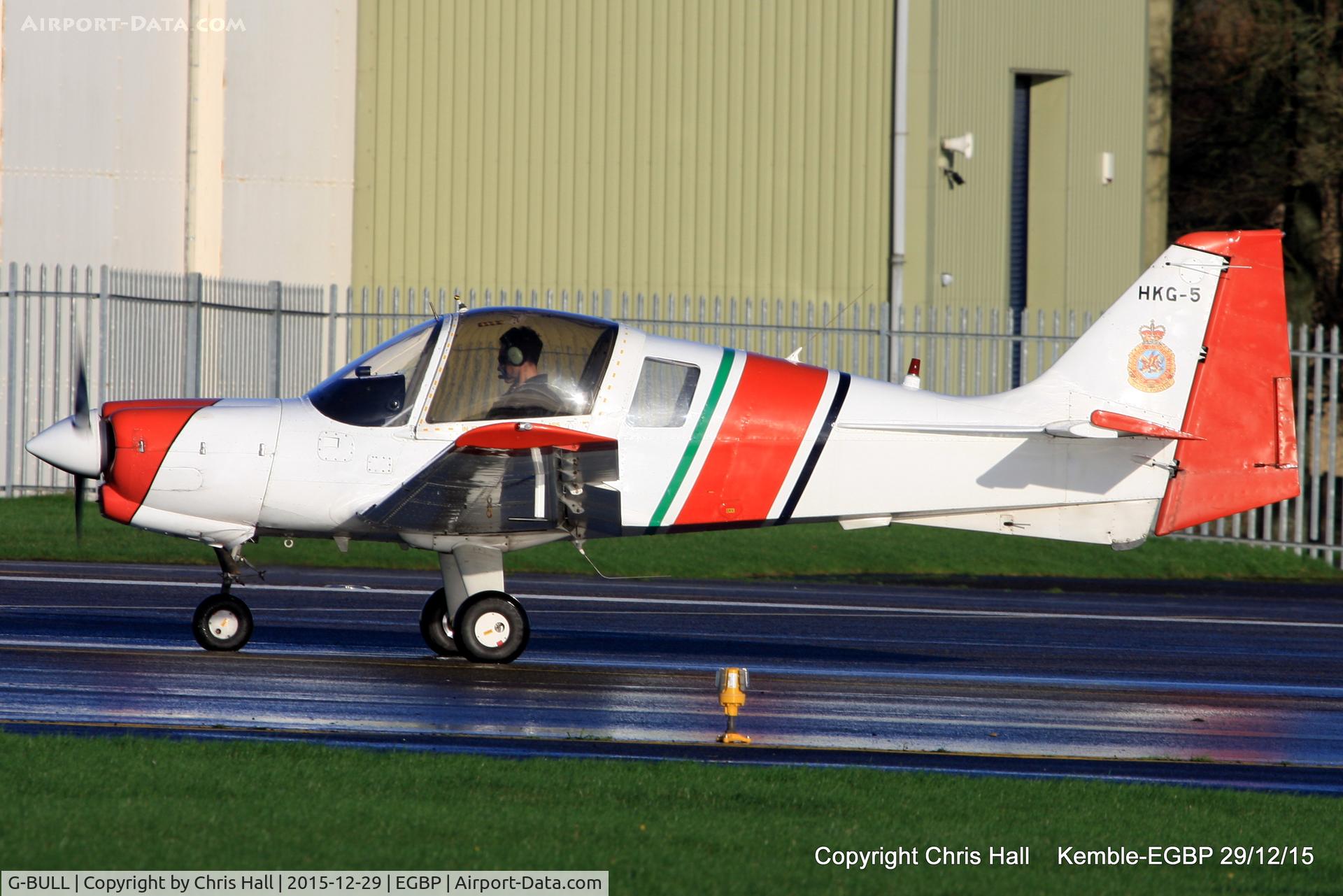 G-BULL, 1977 Scottish Aviation Bulldog Series 120 Model 128 C/N BH120/392, at Kemble