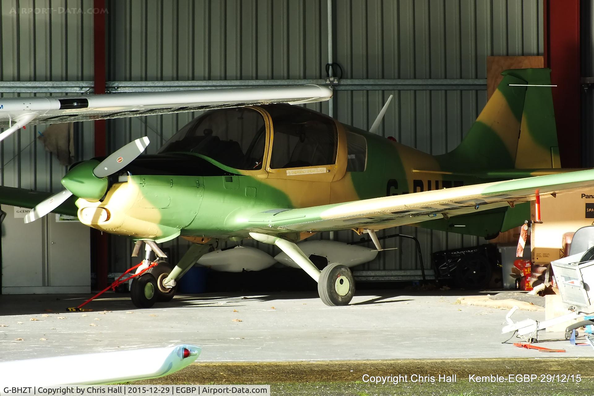 G-BHZT, 1980 Scottish Aviation Bulldog Series 120 Model 1210 C/N BH120/412, at Kemble