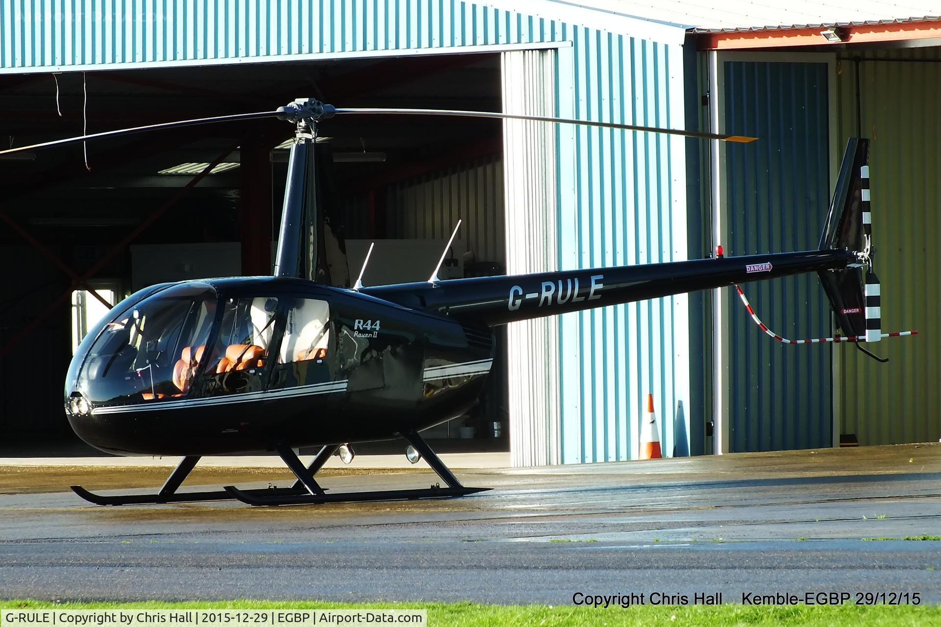 G-RULE, 2005 Robinson R44 Raven II C/N 11039, at Kemble