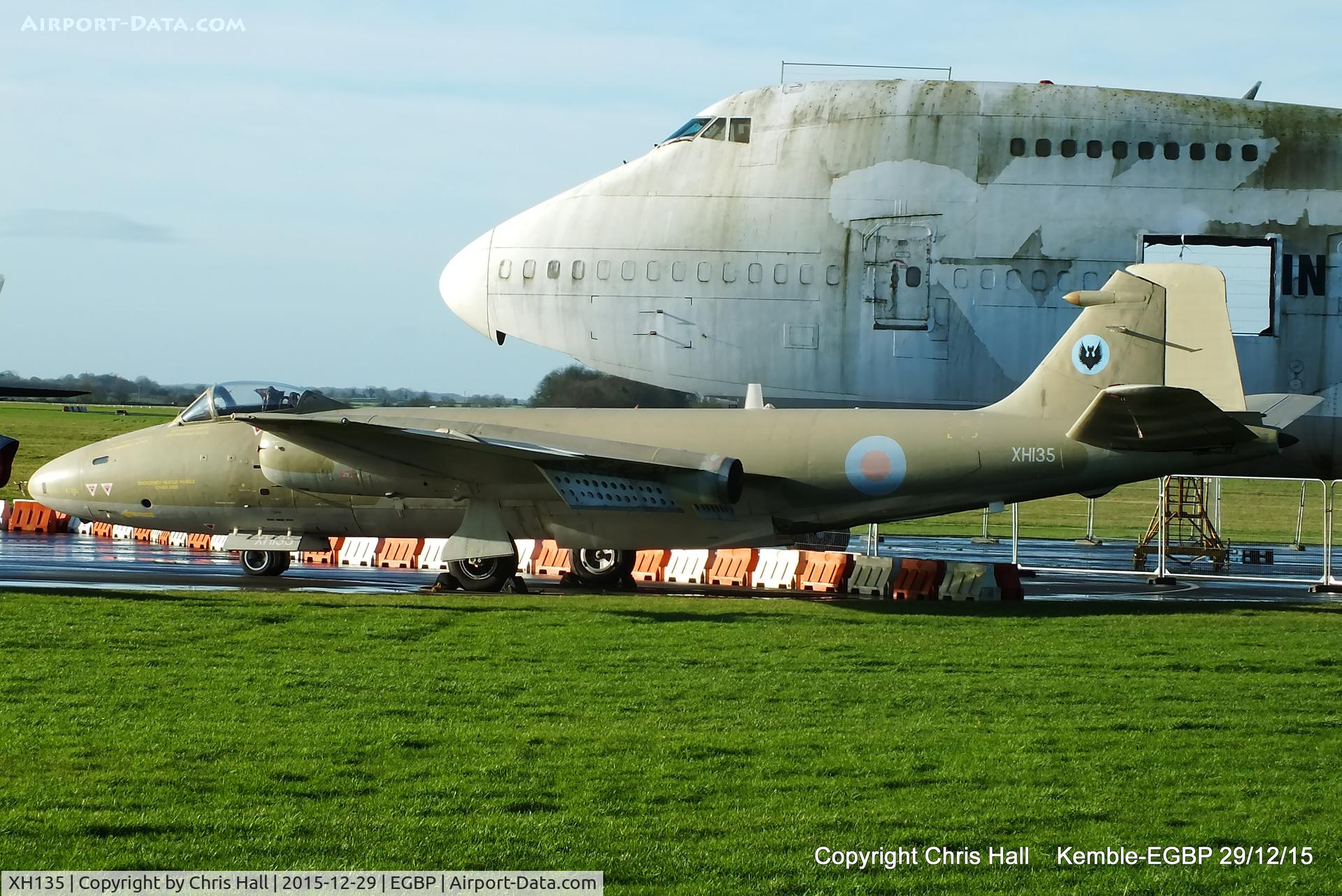 XH135, 1959 English Electric Canberra PR.9 C/N SH1725, at Kemble