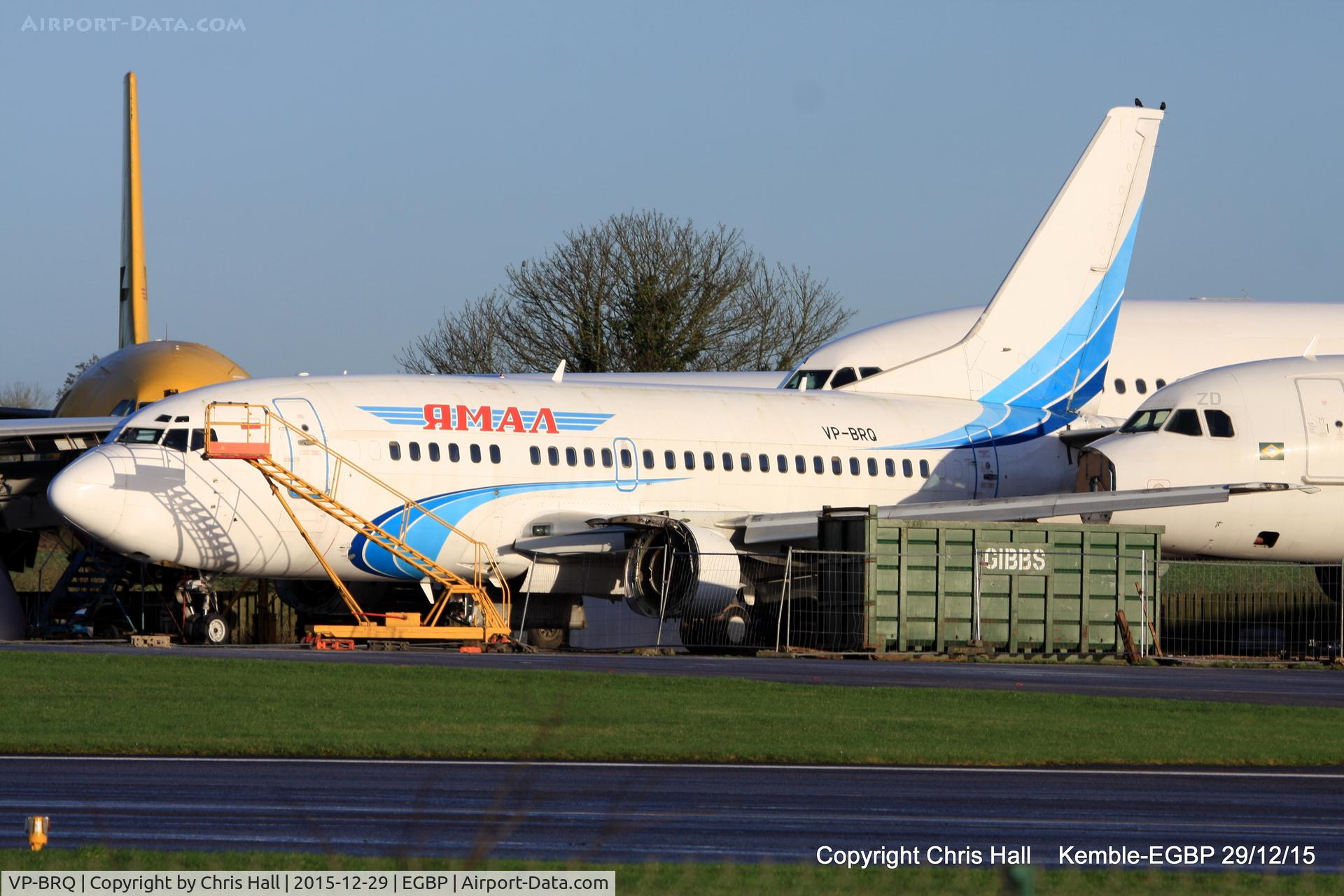 VP-BRQ, 1991 Boeing 737-528 C/N 25230, at Kemble