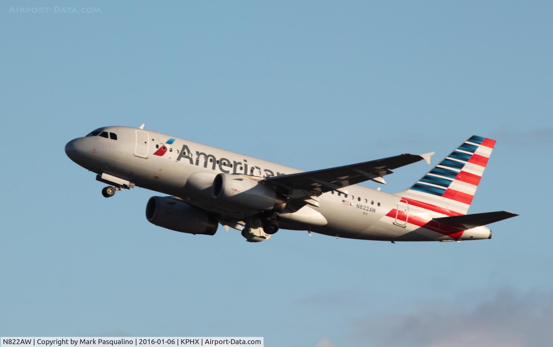 N822AW, 2000 Airbus A319-132 C/N 1410, Airbus A319