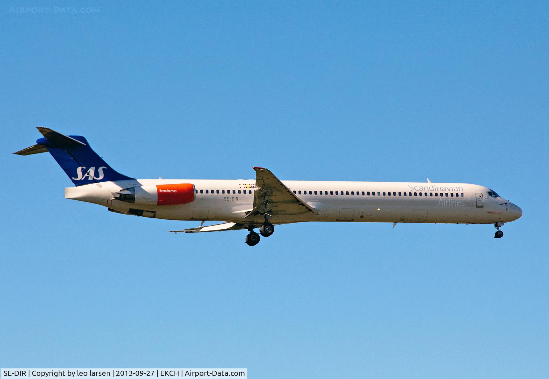 SE-DIR, 1991 McDonnell Douglas MD-82 (DC-9-82) C/N 53004, Copenhagen 27.9.13