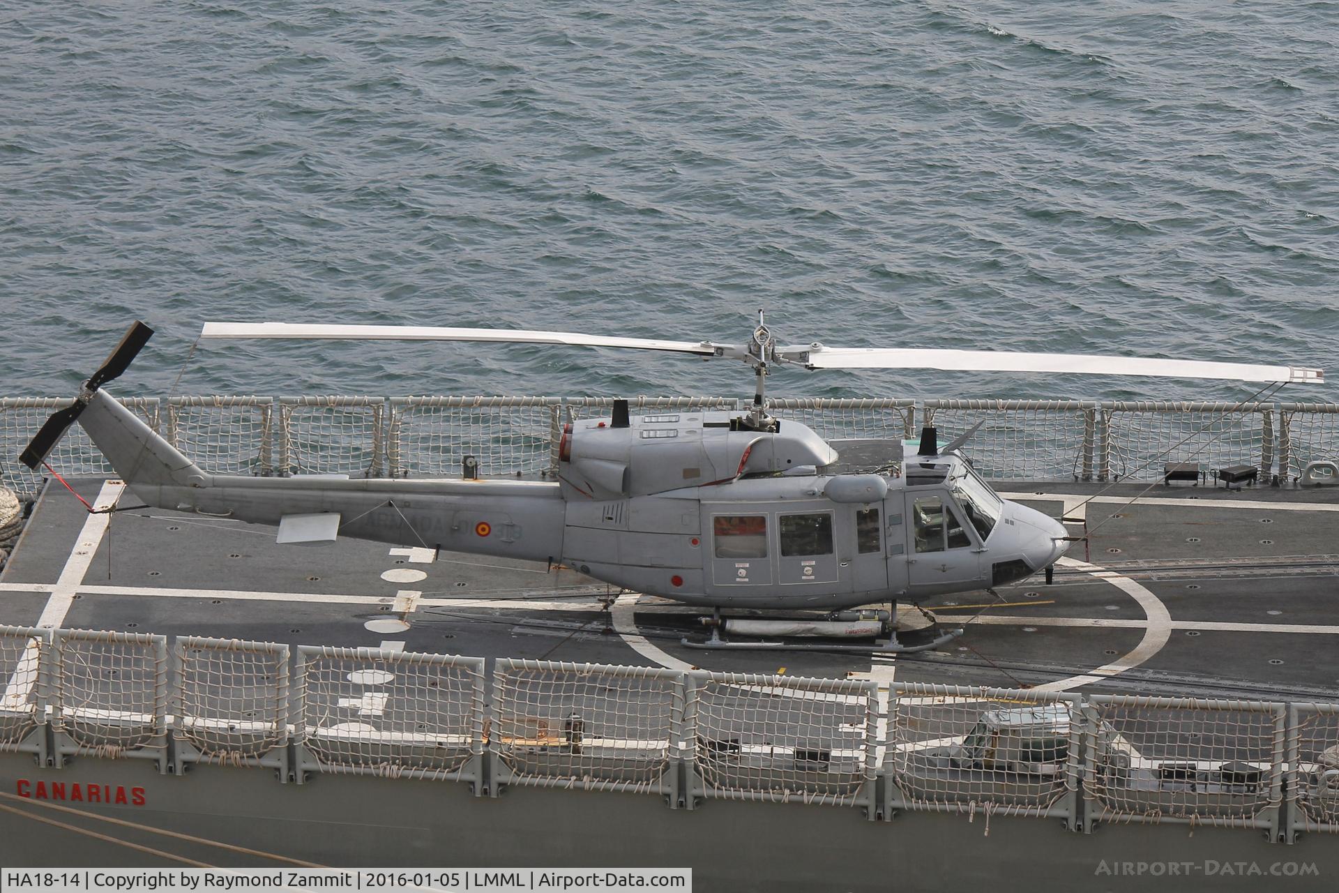 HA18-14, Agusta AB-212 C/N 5627, Agusta Bell AB-212 HA.18-14 of Spanish Navy