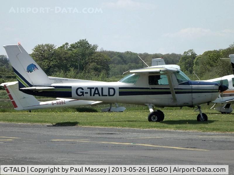 G-TALD, 1980 Reims Cessna F152 C/N 1718, @ Wolverhampton(Halfpenny Green).100years anniversary fly-in. ex:-G-BHRM.