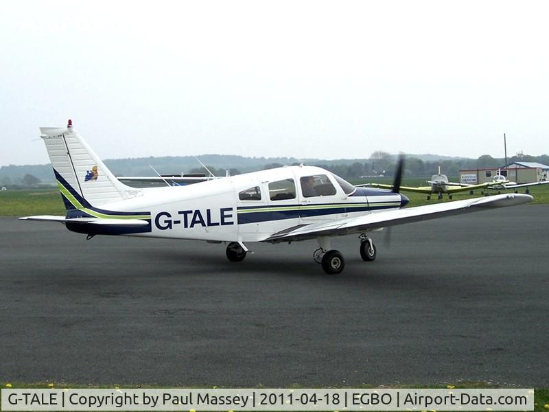 G-TALE, 1981 Piper PA-28-181 Cherokee Archer II C/N 28-8290048, @ Wolverhampton(Halfpenny Green). ex:-G-BSOA,N8453H.