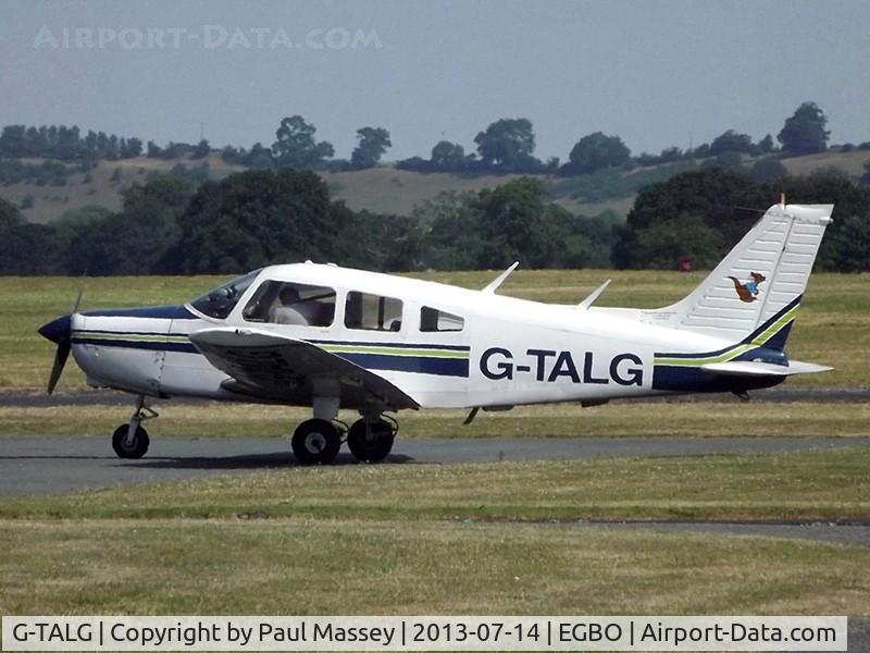 G-TALG, 1976 Piper PA-28-151 Cherokee Warrior C/N 28-7715219, @ Wolverhampton(Halfpenny Green). ex:-G-BELP,N9543N.