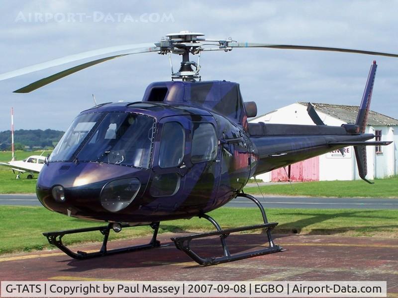 G-TATS, 1986 Aerospatiale AS-350BA Écureuil C/N 1905, @ Wolverhampton(Halfpenny Green). ex:-F-GHSN,N37AW.