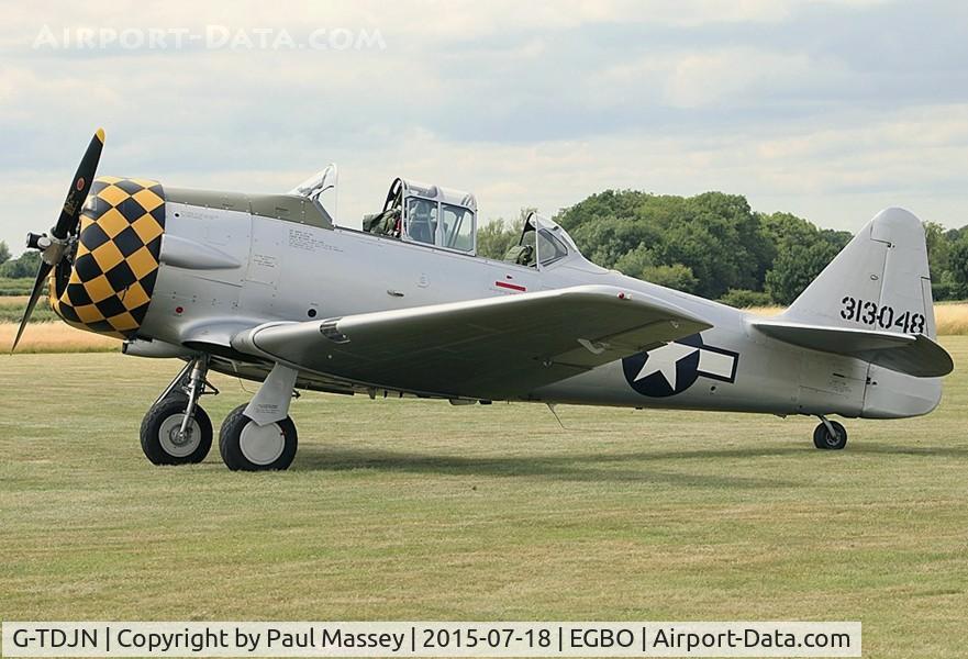 G-TDJN, 1944 North American AT-6D Texan C/N 121-42228, @ Wolverhampton(Halfpenny Green). ex:-N7231C.