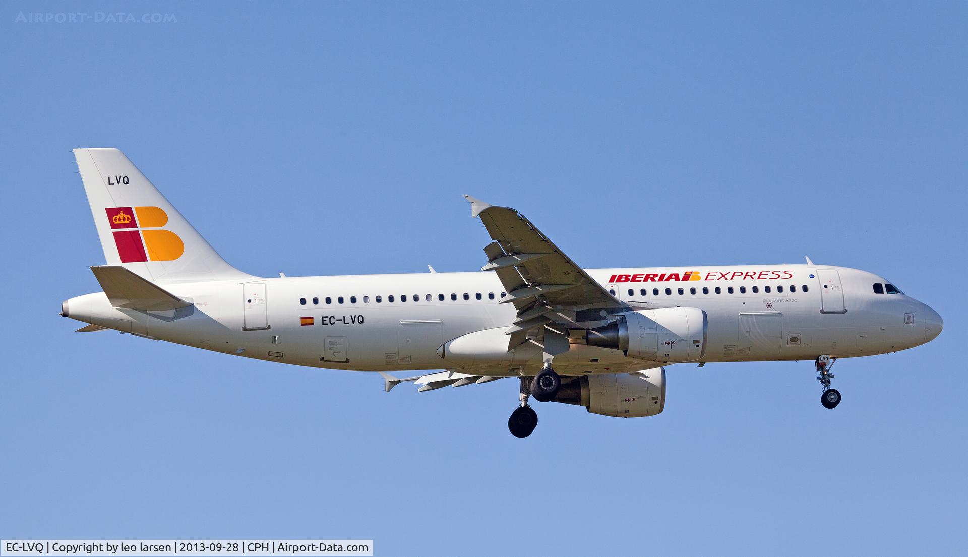EC-LVQ, 2013 Airbus A320-216 C/N 5590, Copenhagen 28.9.13