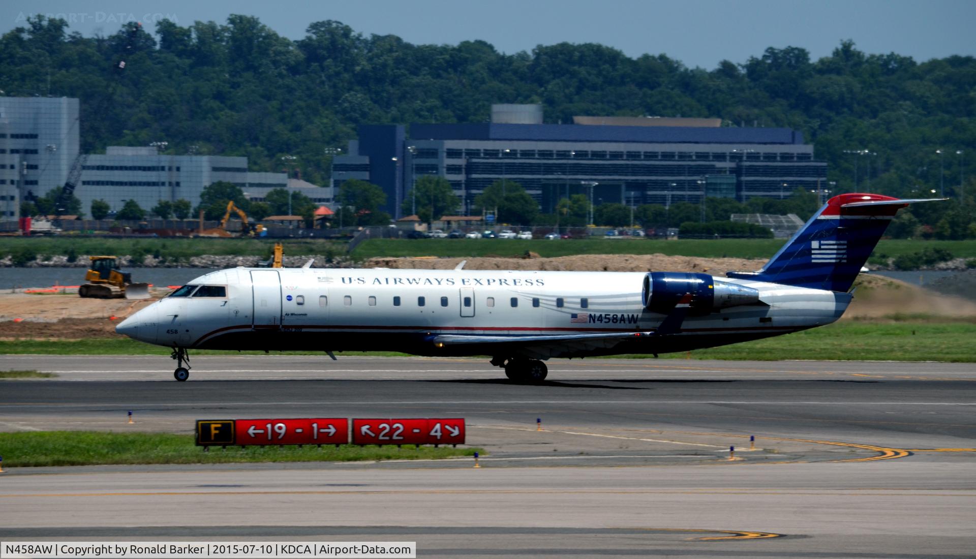 N458AW, 2003 Bombardier CRJ-200LR (CL-600-2B19) C/N 7861, Takeoff National