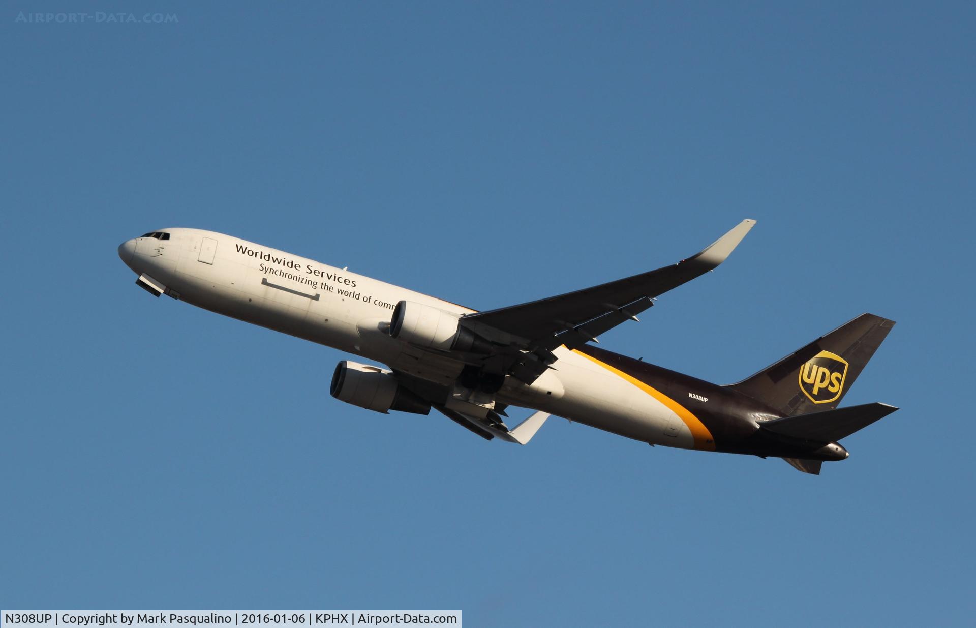 N308UP, 1996 Boeing 767-34AF C/N 27761, Boeing 767-300F