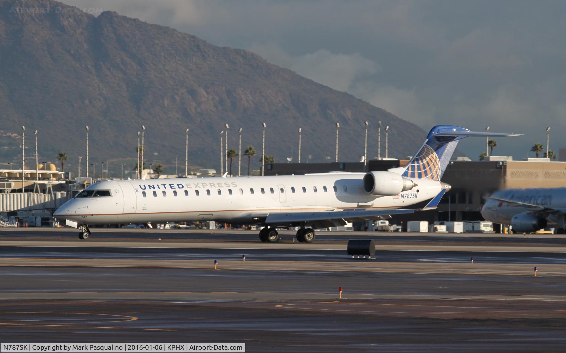 N787SK, 2009 Bombardier CRJ-700 (CL-600-2C10) Regional Jet C/N 10288, CL-600-2C10