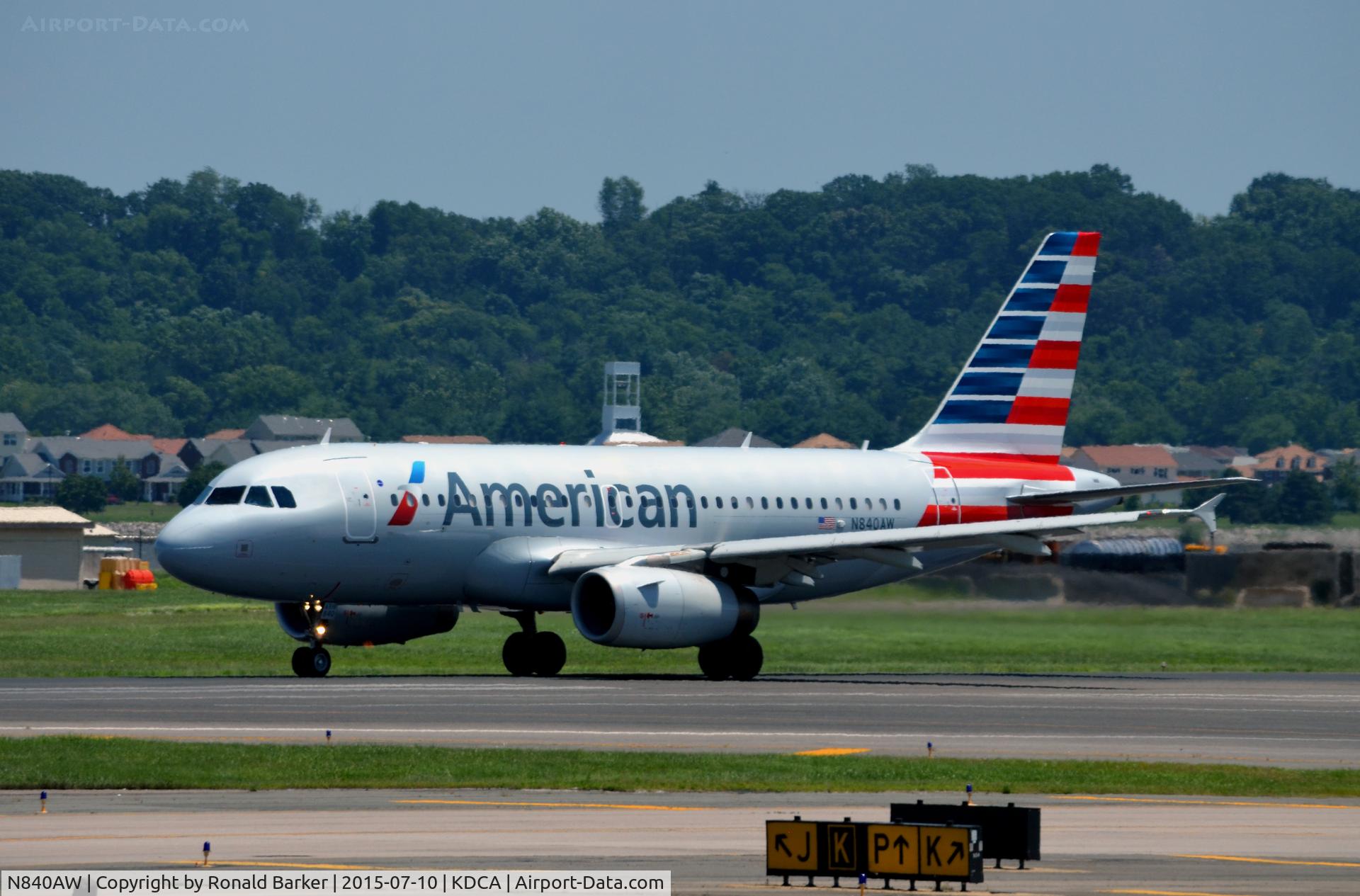 N840AW, 2006 Airbus A319-132 C/N 2690, Takeoff National