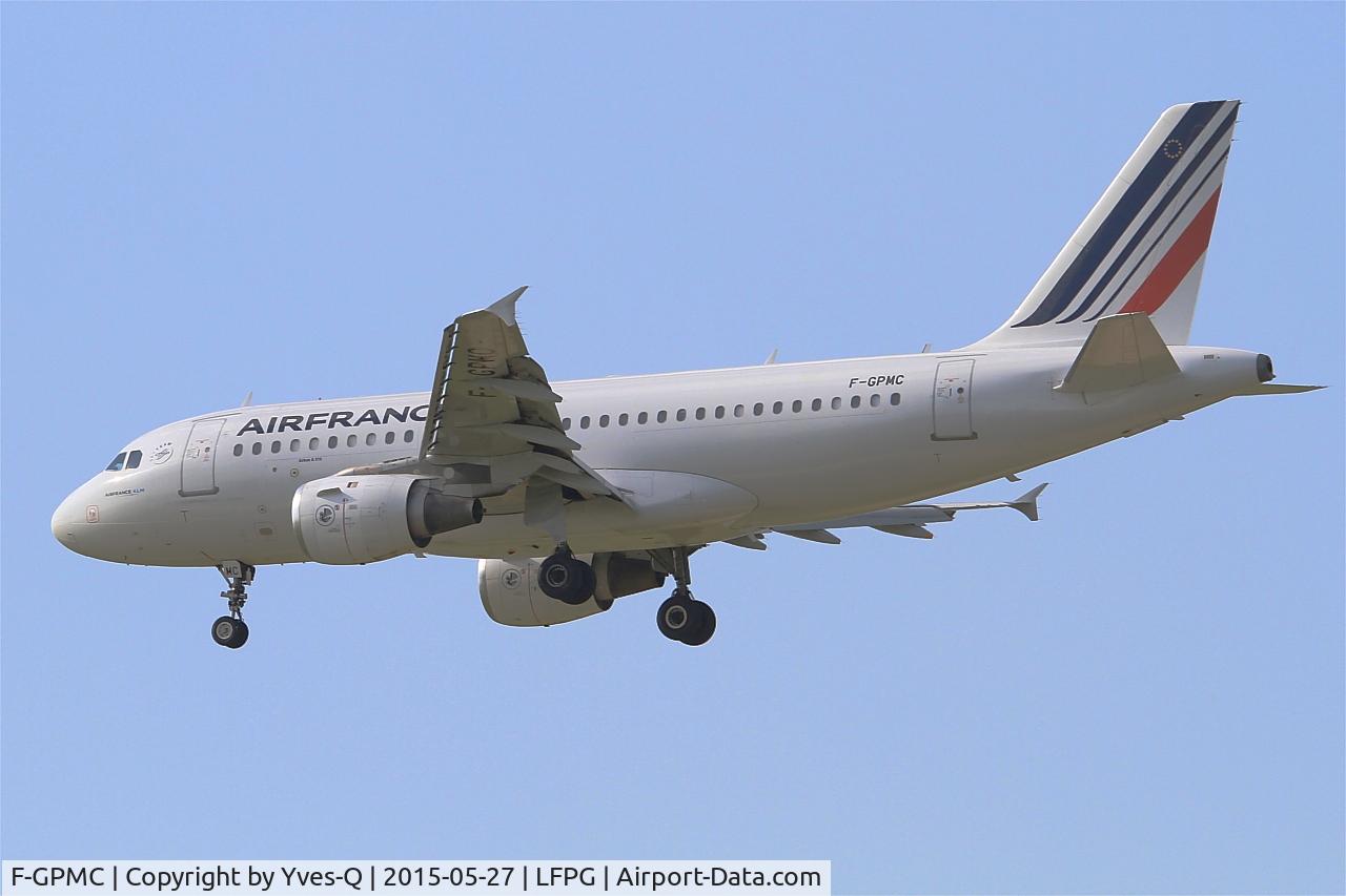 F-GPMC, 1996 Airbus A319-113 C/N 608, Airbus A319-113, Short approach rwy 26L, Paris-Roissy Charles De Gaulle airport (LFPG-CDG)