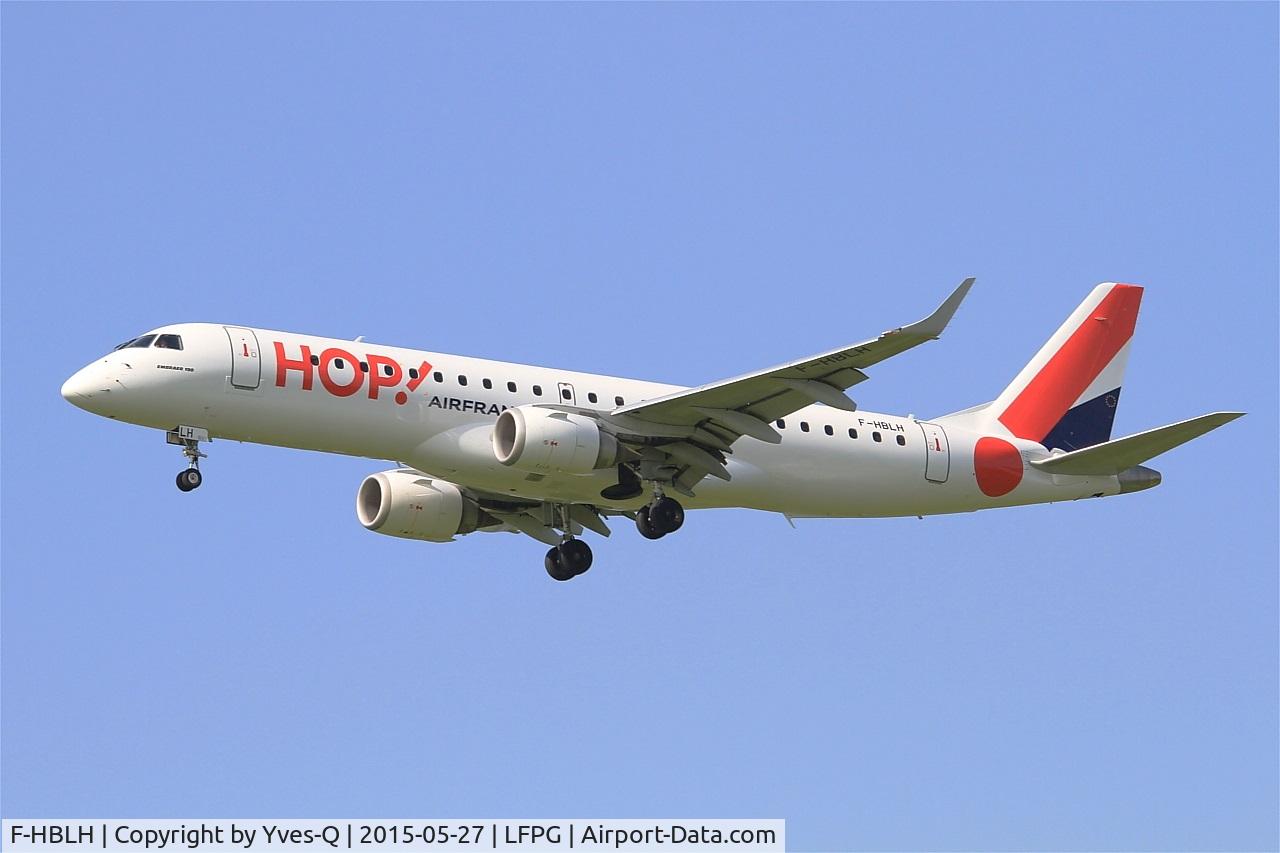 F-HBLH, 2009 Embraer 190LR (ERJ-190-100LR) C/N 19000266, Embraer ERJ-190LR, Short approach rwy 26L, Paris-Roissy Charles De Gaulle airport (LFPG-CDG)