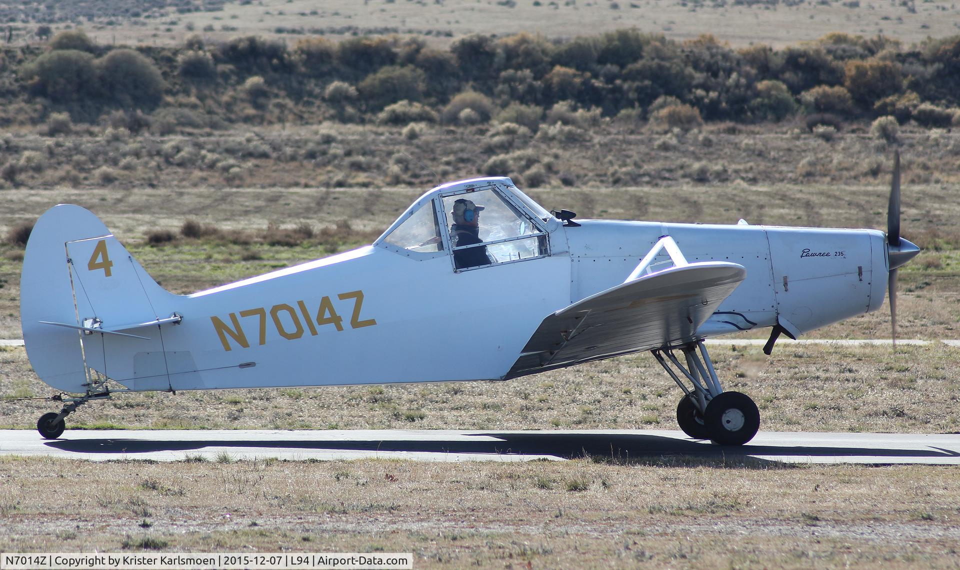 N7014Z, 1964 Piper PA-25-235 C/N 25-2768, Glider Tow.