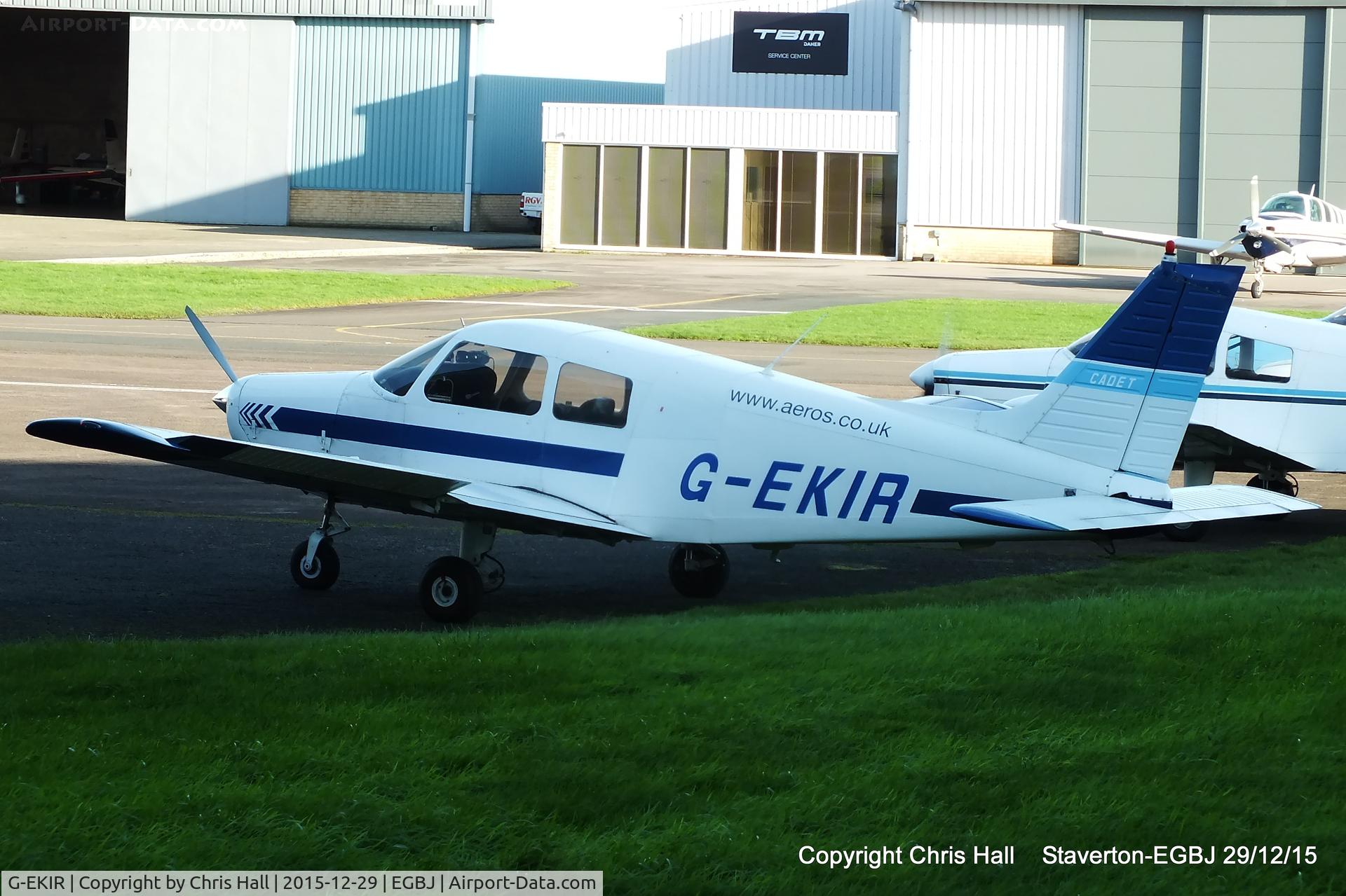 G-EKIR, 1989 Piper PA-28-161 Cadet C/N 28-41157, at Staverton