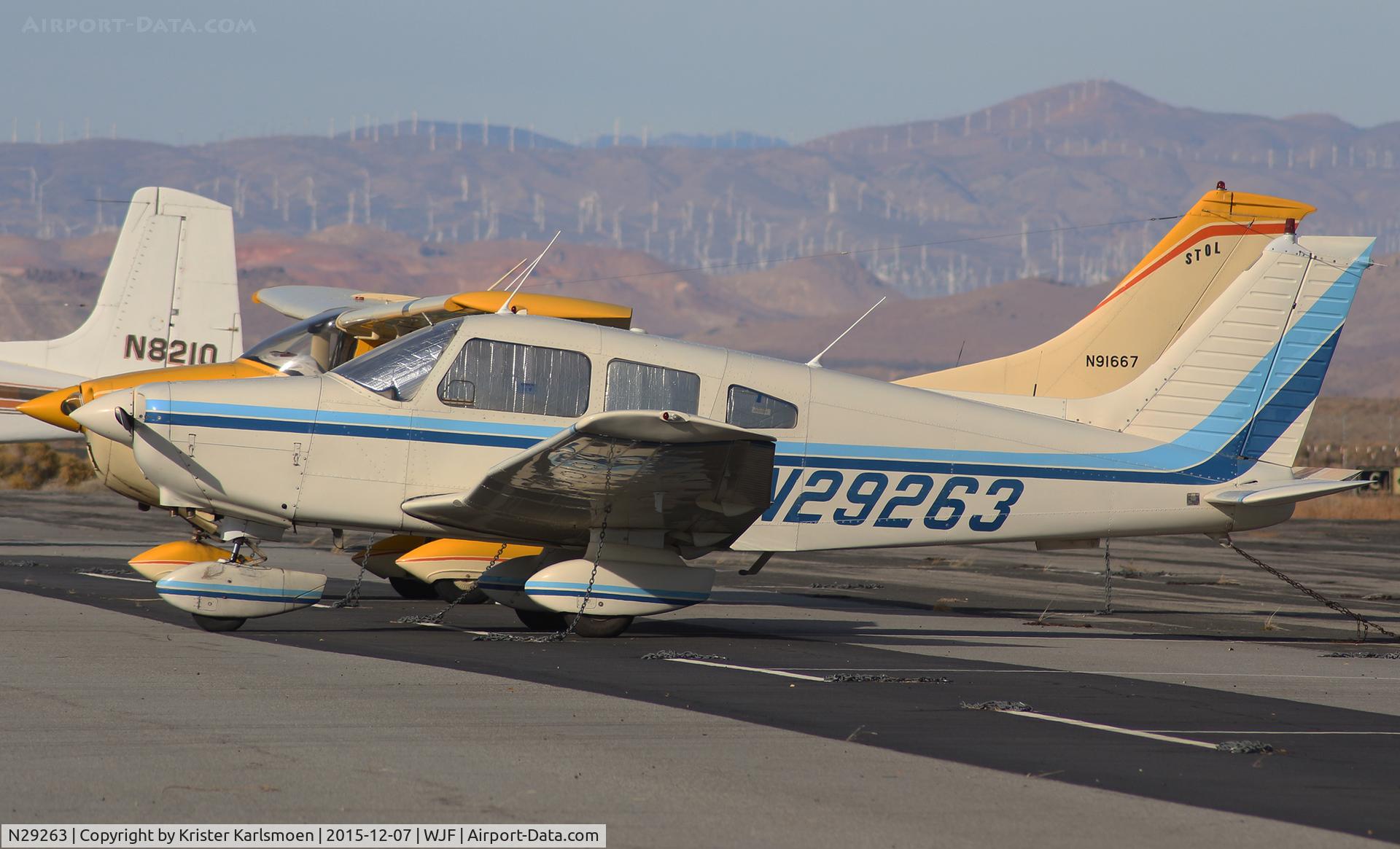N29263, 1979 Piper PA-28-161 C/N 28-7916429, Warrior II.
