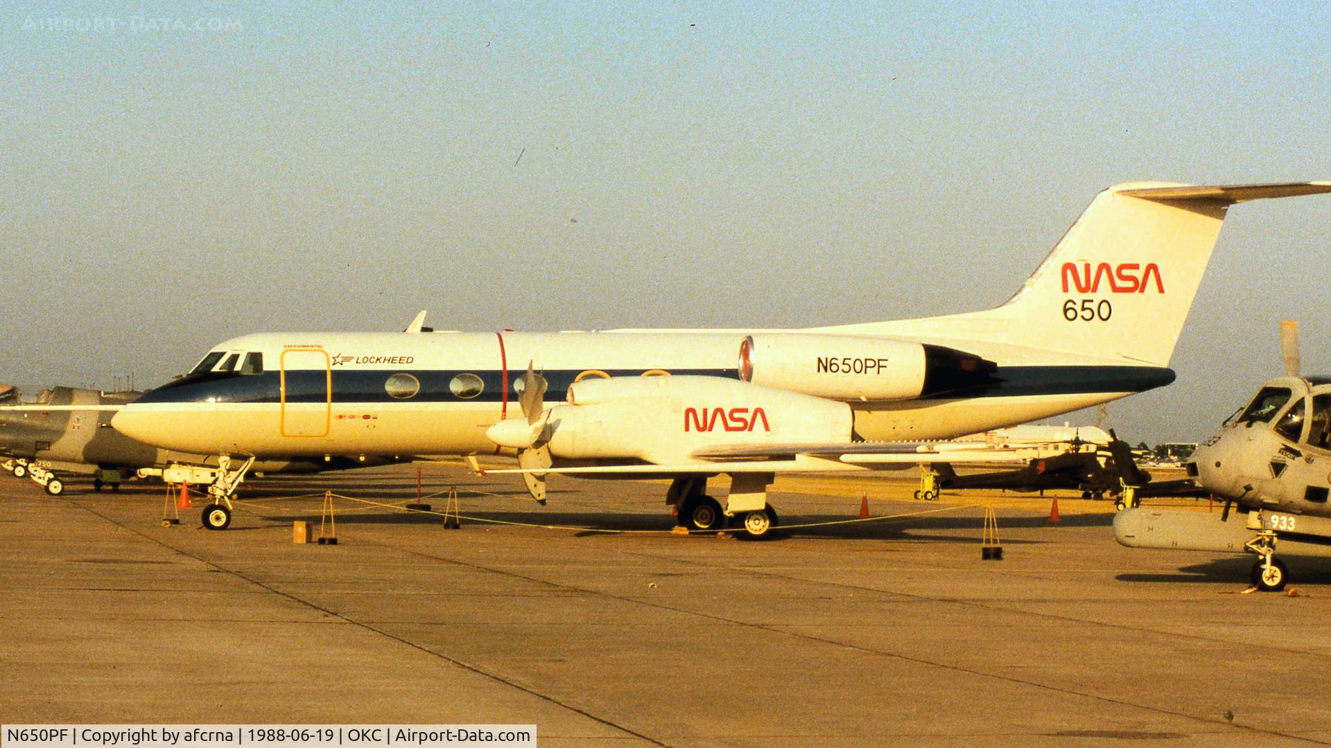 N650PF, 1972 Gulfstream Aerospace G-1159A Gulfstream III C/N 118, Propfan Test Assessment aircraft, Allison 570, driving a Hamilton Standard 9-blade fan